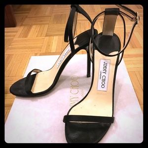 Jimmy Choo Minny ankle strap heels